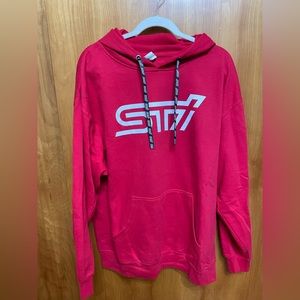 Subaru STI hoodie hooded sweatshirt size XL